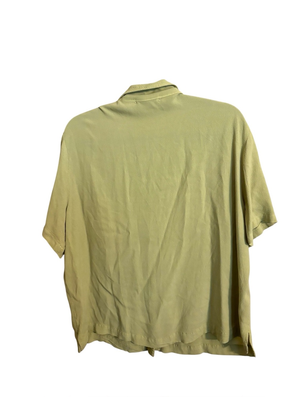 Cut Loose Light Green Button Up Relaxed Fit Shirt Medium - Picture 2 of 5